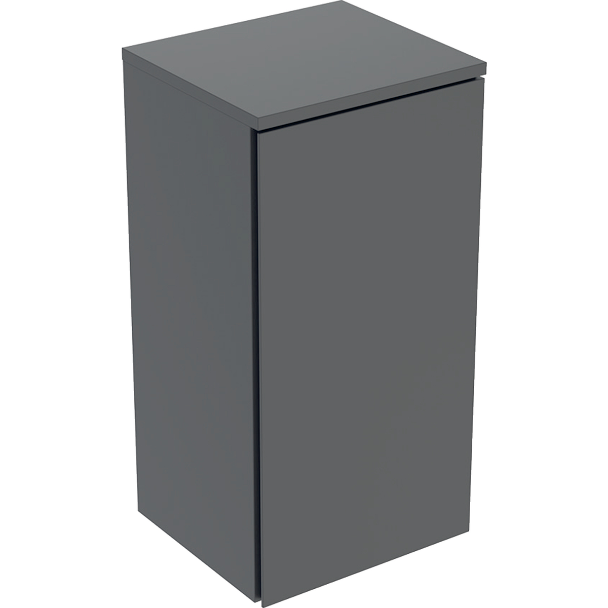 Geberit Selnova Square szafka boczna 33x65x29,7cm, z jednymi drzwiami, kolor lava, lakierowany jedwabny mat 504.142.JK.1