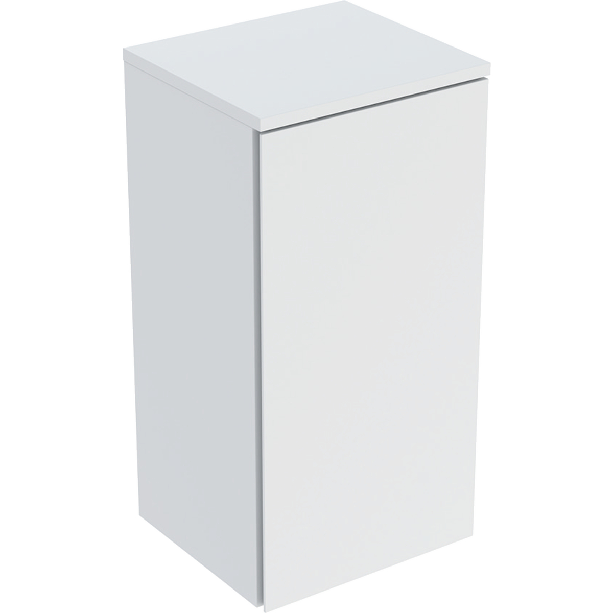 Geberit Selnova Square szafka boczna 33x65x29,7cm, z jednymi drzwiami, kolor biały, lakierowany jedwabny mat 504.142.00.1