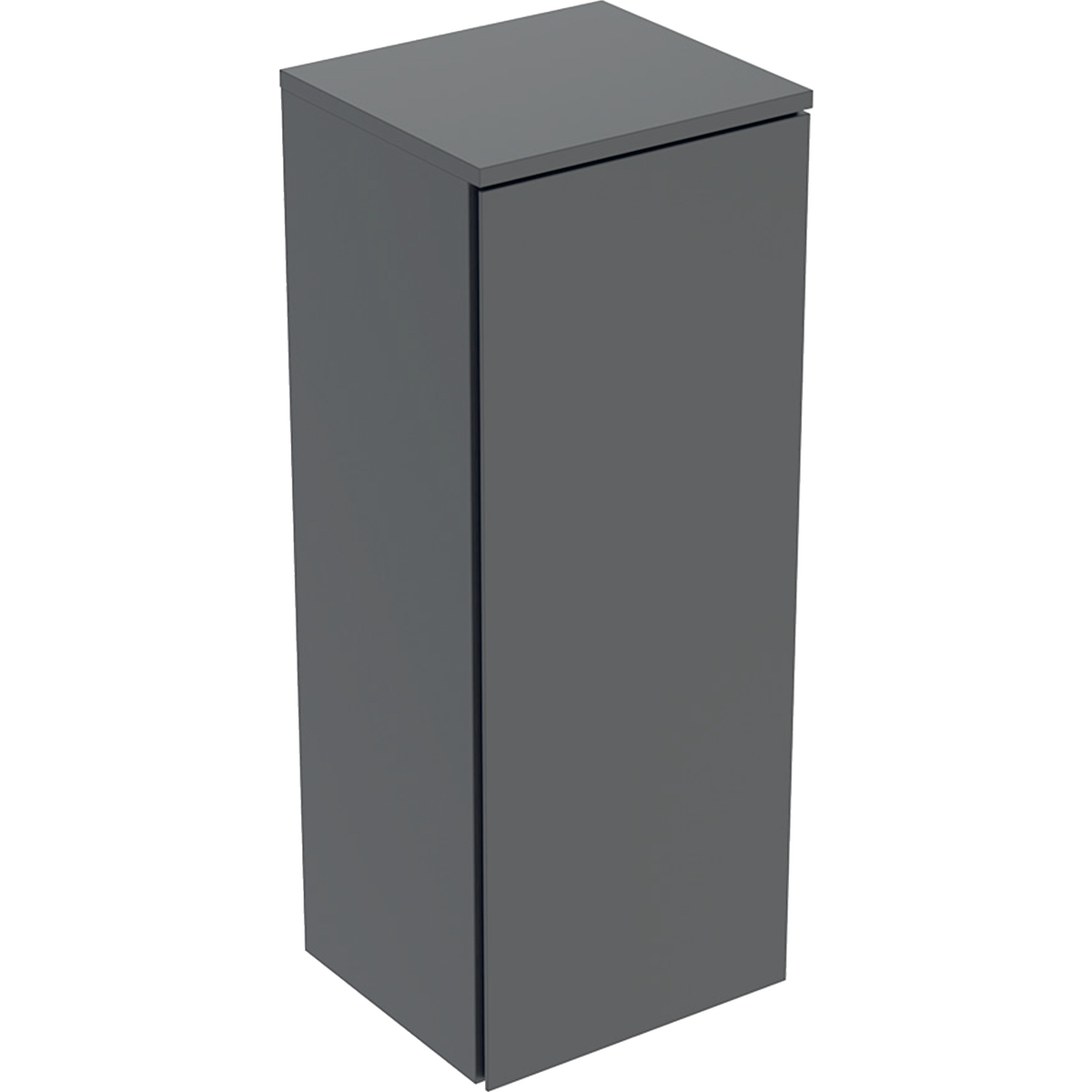 Geberit Selnova Square szafka średnia 33x85x29,7cm, z jednymi drzwiami, kolor lava, lakierowany jedwabny mat 504.143.JK.1