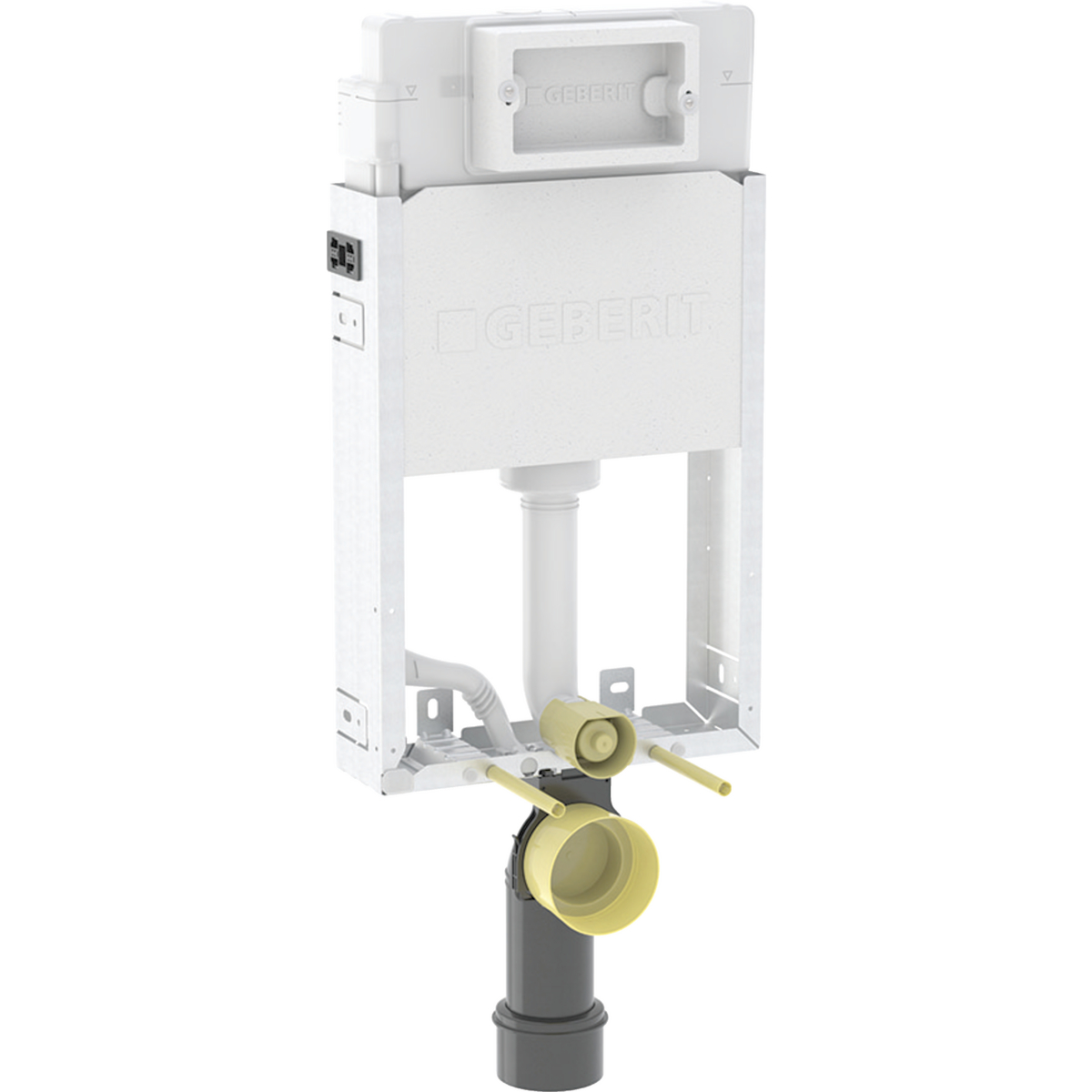 Geberit KombifixBasic Stelaż podtynkowy do wiszących misek WC, 108 cm, ze spłuczką podtynkową Delta 12 cm 110.100.00.1