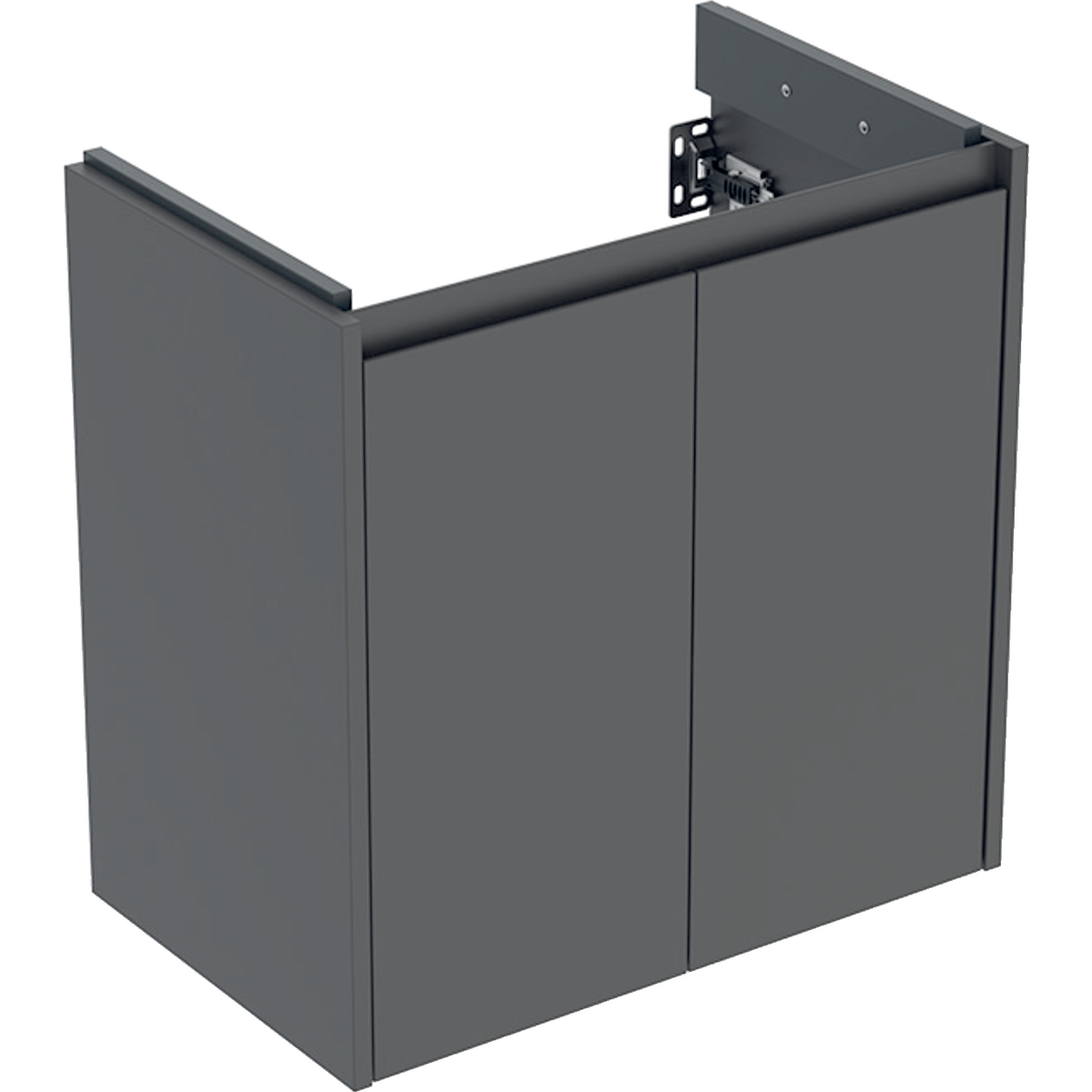 Geberit Selnova Compact szafka podumywalkowa 59,1x60,6x36,4cm, z dwojgiem drzwi, kolor lava, lakierowany jedwabny mat 504.075.JK.1