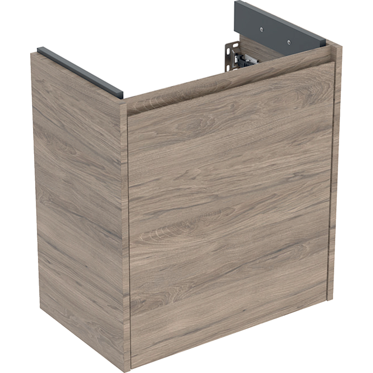 Geberit Selnova Compact szafka podumywalkowa 55x60,6x33,7cm, z jednymi drzwiami, kolor orzech hickory, melaminowa struktura drewna 504.074.JR.1