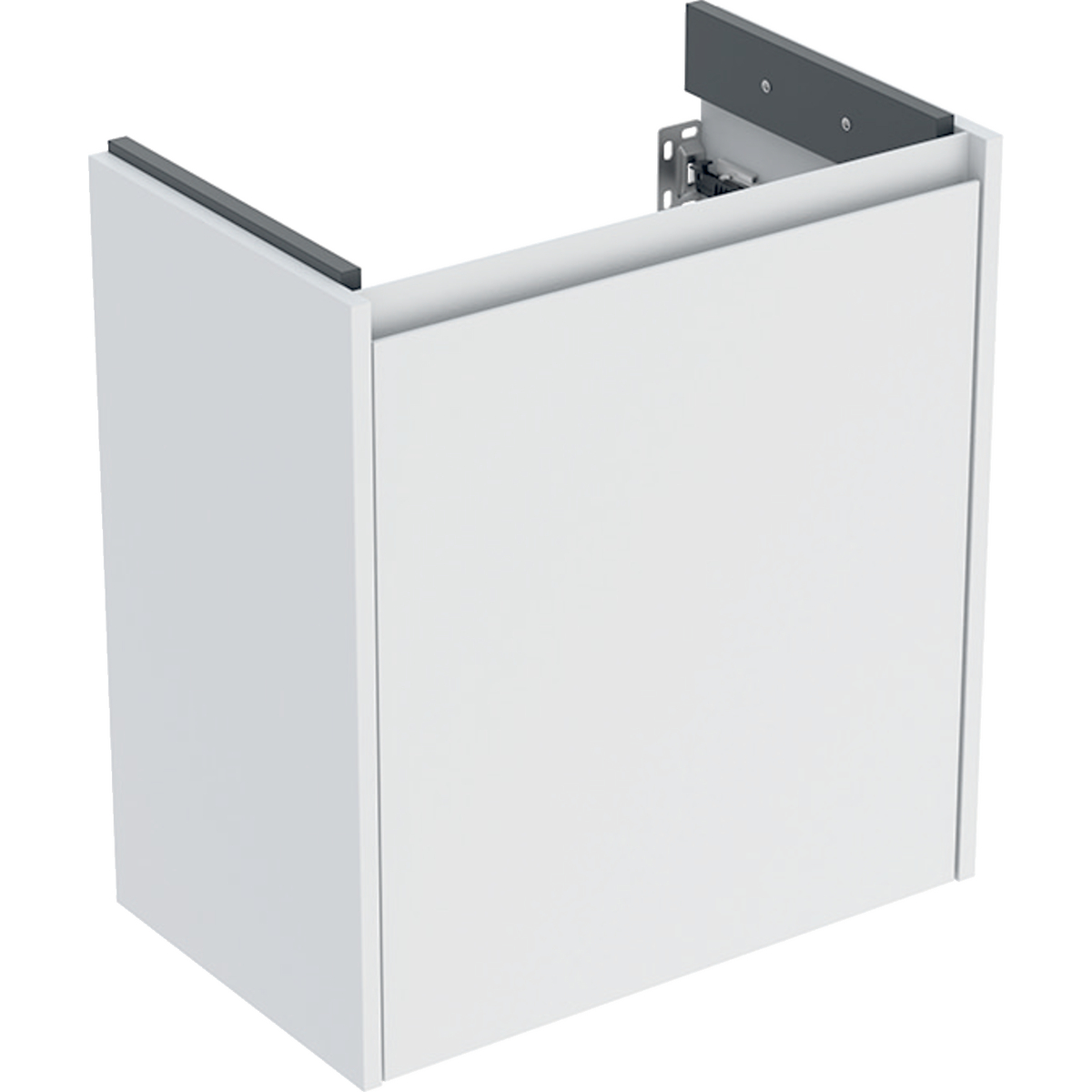 Geberit Selnova Compact szafka podumywalkowa 55x60,6x33,7cm, z jednymi drzwiami, kolor biały, lakierowany jedwabny mat 504.074.00.1