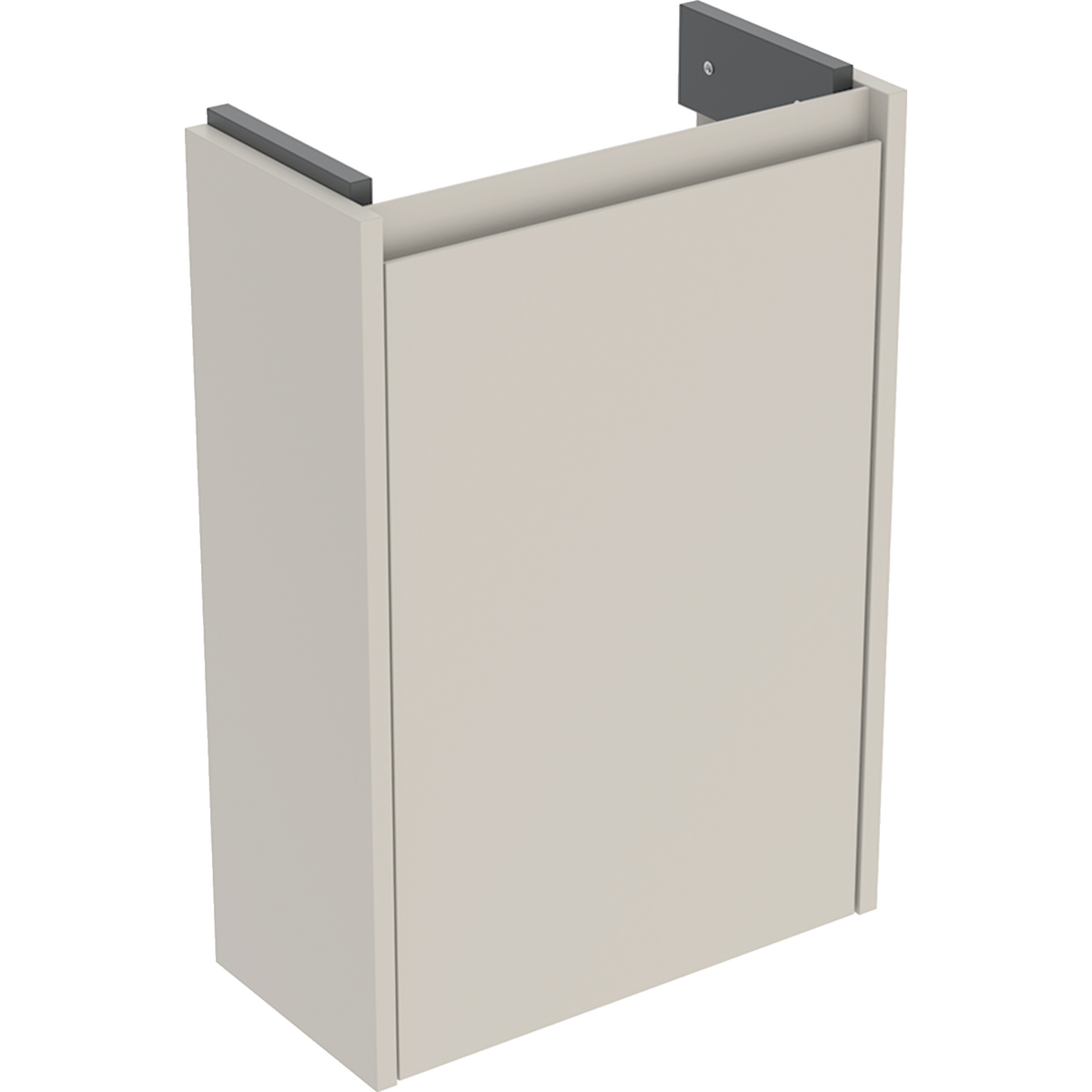 Geberit Selnova Compact szafka podumywalkowa 41,2x60,5x20,1cm, z jednymi drzwiami, kolor piaskowoszary, lakierowany jedwabny mat 504.071.DB.1