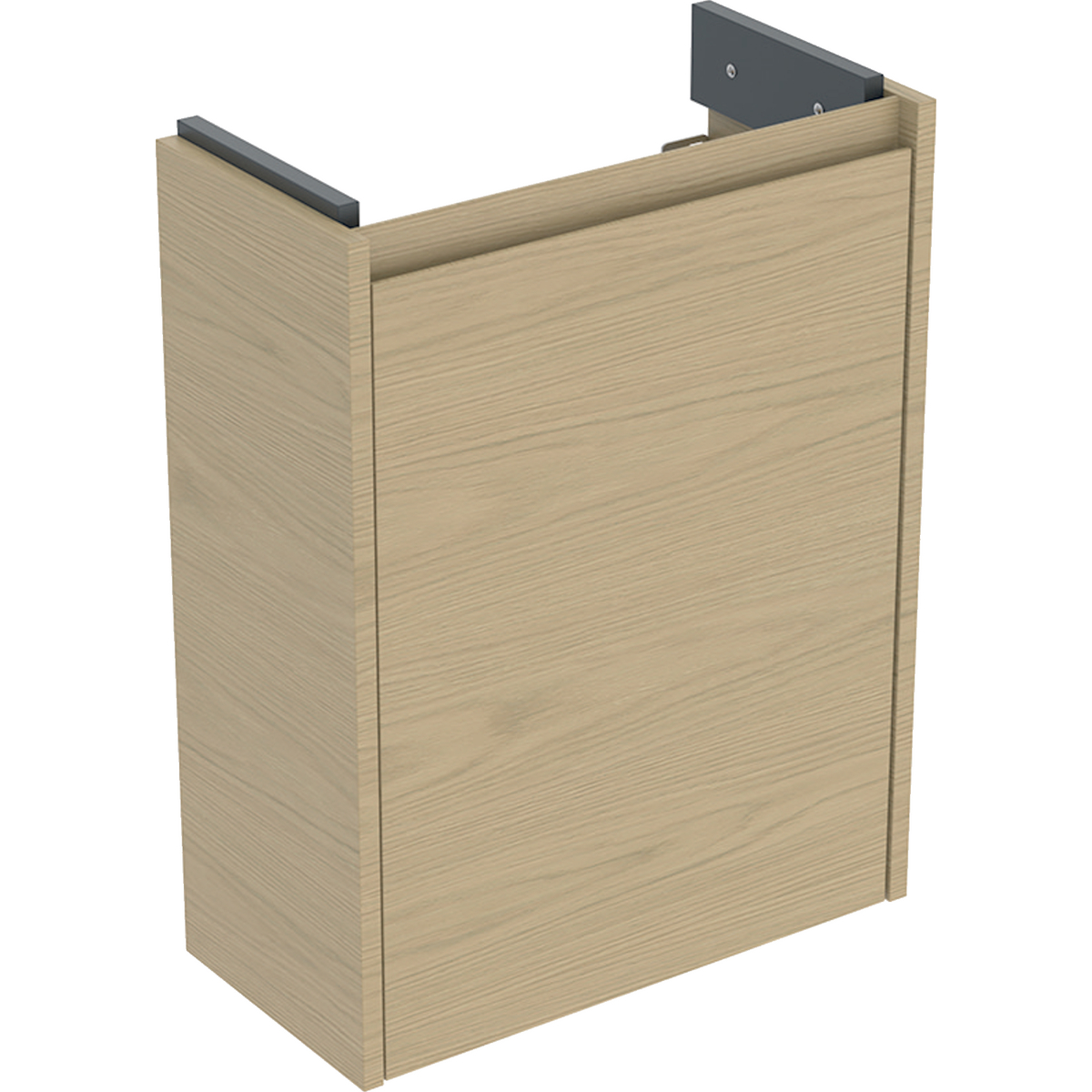 Geberit Selnova Compact szafka podumywalkowa 45,7x60,5x22,7cm, z jednymi drzwiami, kolor dąb naturalny, melaminowa struktura drewna 504.072.PS.1