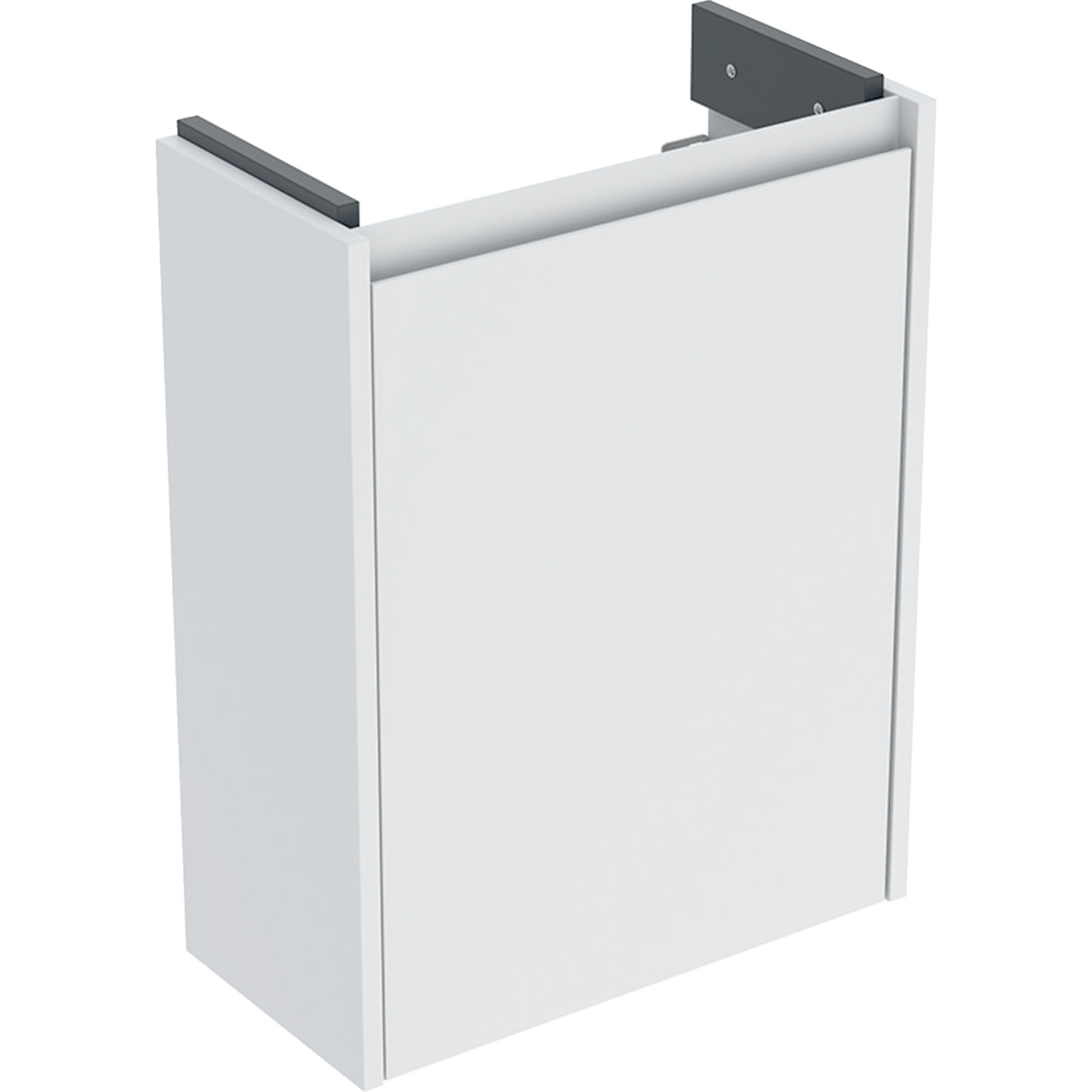 Geberit Selnova Compact szafka podumywalkowa 45,7x60,5x22,7cm, z jednymi drzwiami, kolor biały, lakierowany jedwabny mat 504.072.00.1