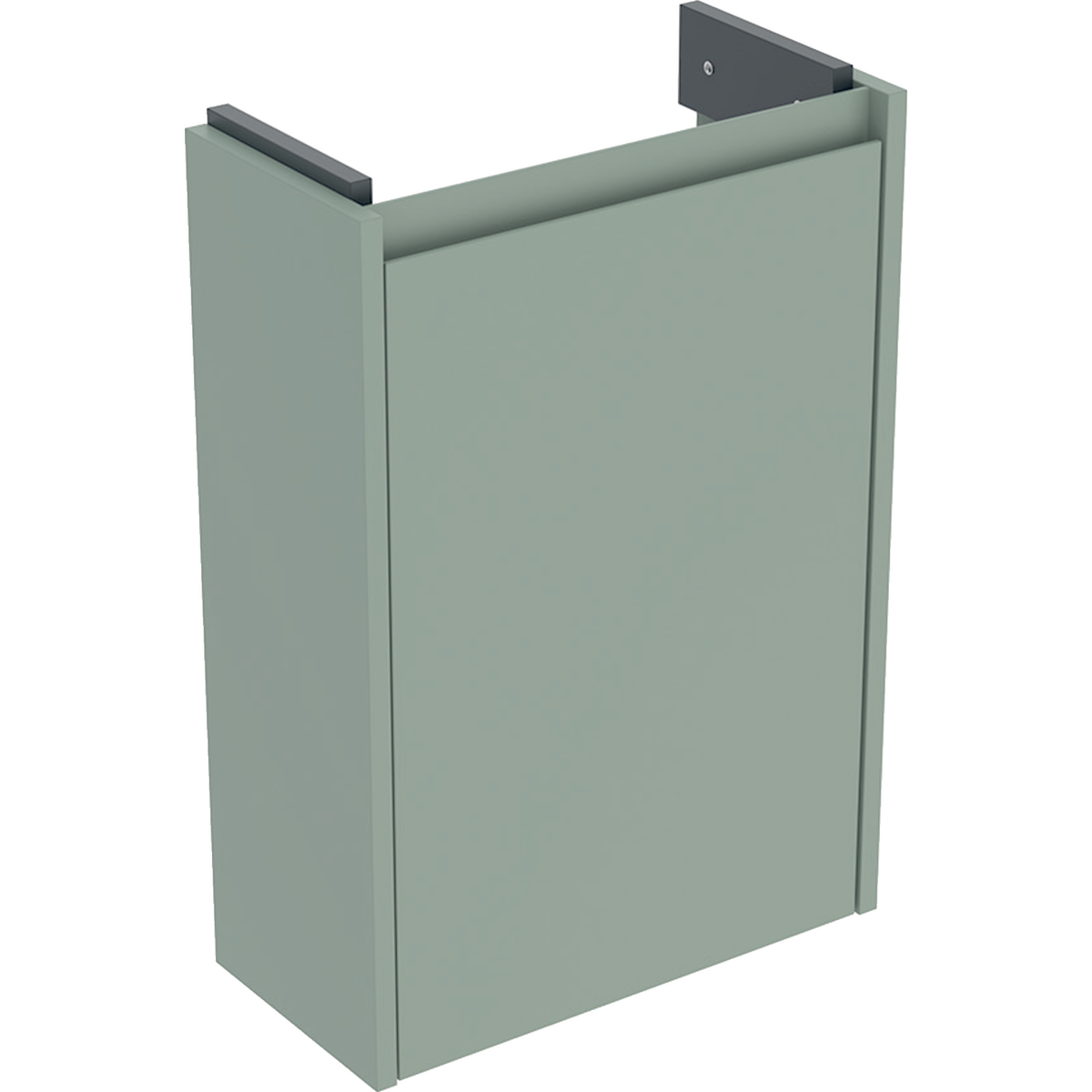 Geberit Selnova Compact szafka podumywalkowa 41,2x60,5x20,1cm, z jednymi drzwiami, kolor szałwiowozielony, lakierowany jedwabny mat 504.071.IK.1