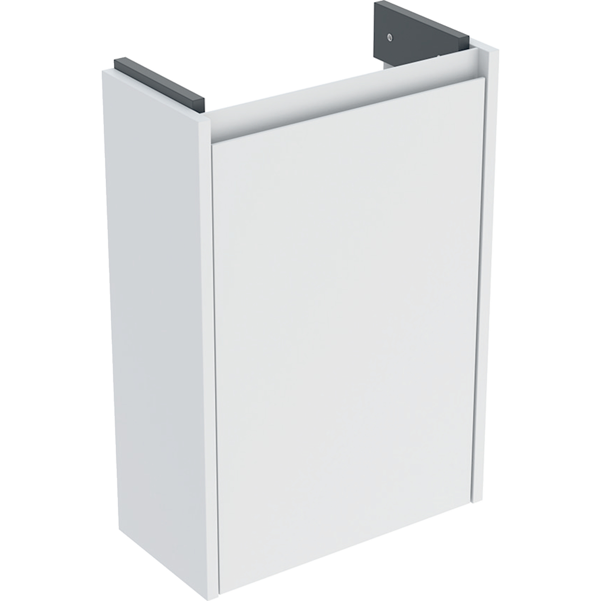 Geberit Selnova Compact szafka podumywalkowa 41,2x60,5x20,1cm, z jednymi drzwiami, kolor biały, lakierowany jedwabny mat 504.071.00.1