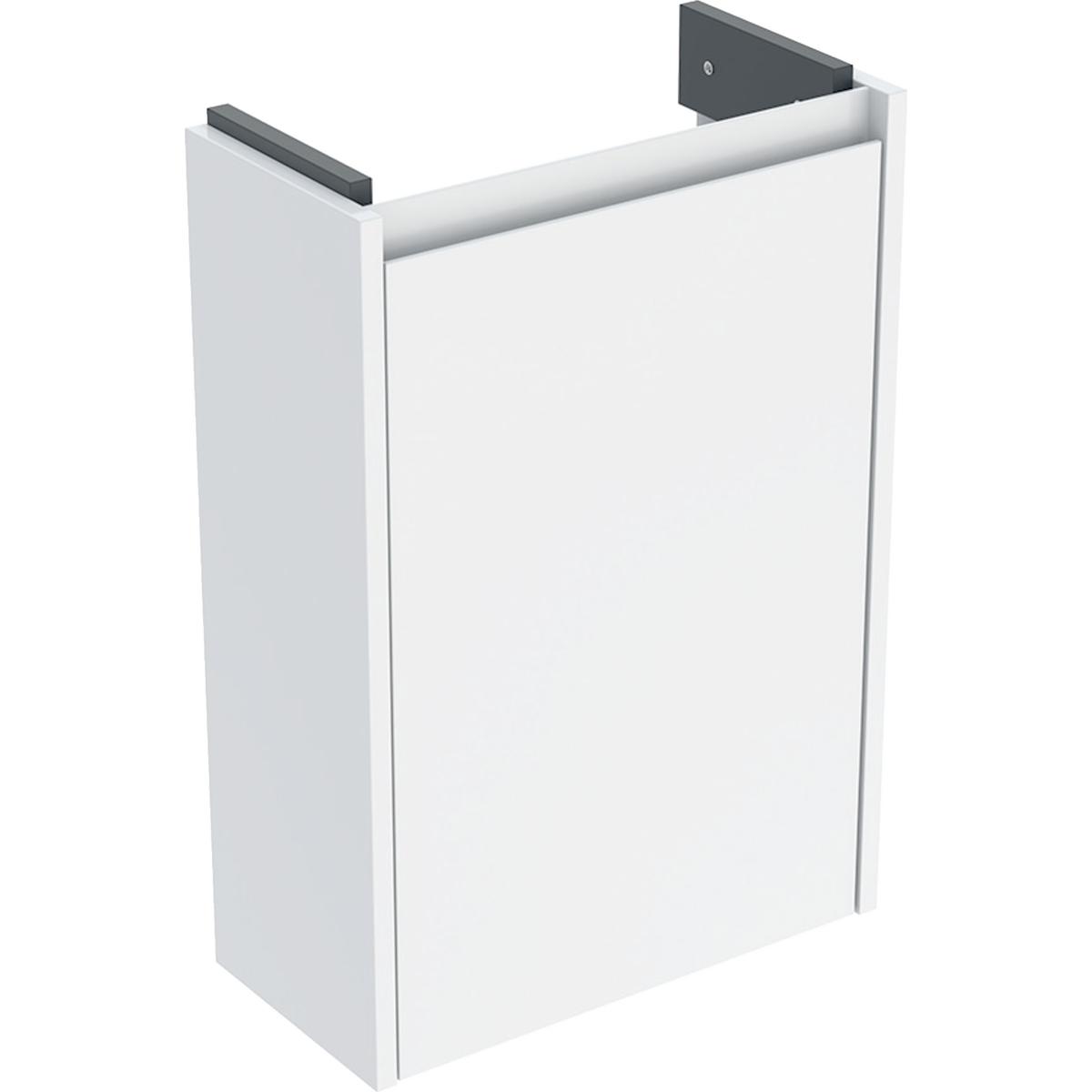 Geberit Selnova Compact szafka podumywalkowa 41,2x60,5x20,1cm, z jednymi drzwiami, kolor biały, lakierowany jedwabny połysk 504.071.01.1