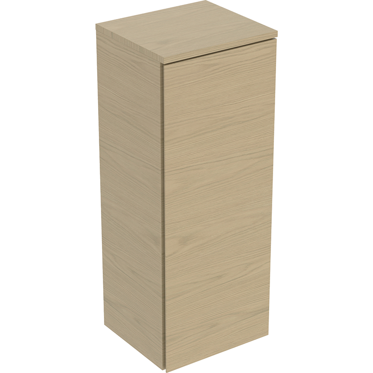 Geberit Selnova Square szafka średnia 33x85x29,7cm, z jednymi drzwiami, kolor dąb naturalny, melaminowa struktura drewna 504.143.PS.1